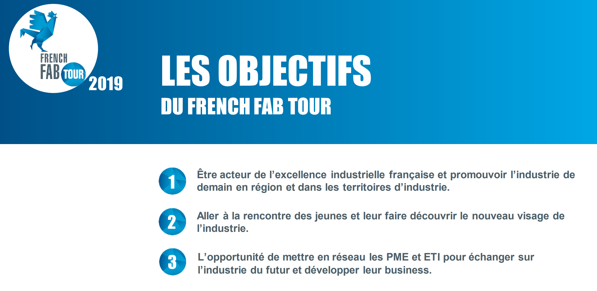 3 objectifs french fab tour